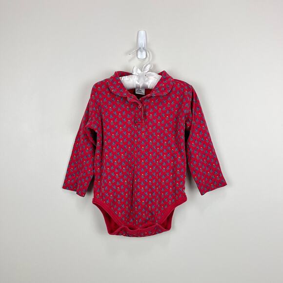 Vintage Baby Gap Floral Bodysuit XL 18-24 Months - Picture 1 of 6